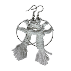 Macramé – náušnice strom života