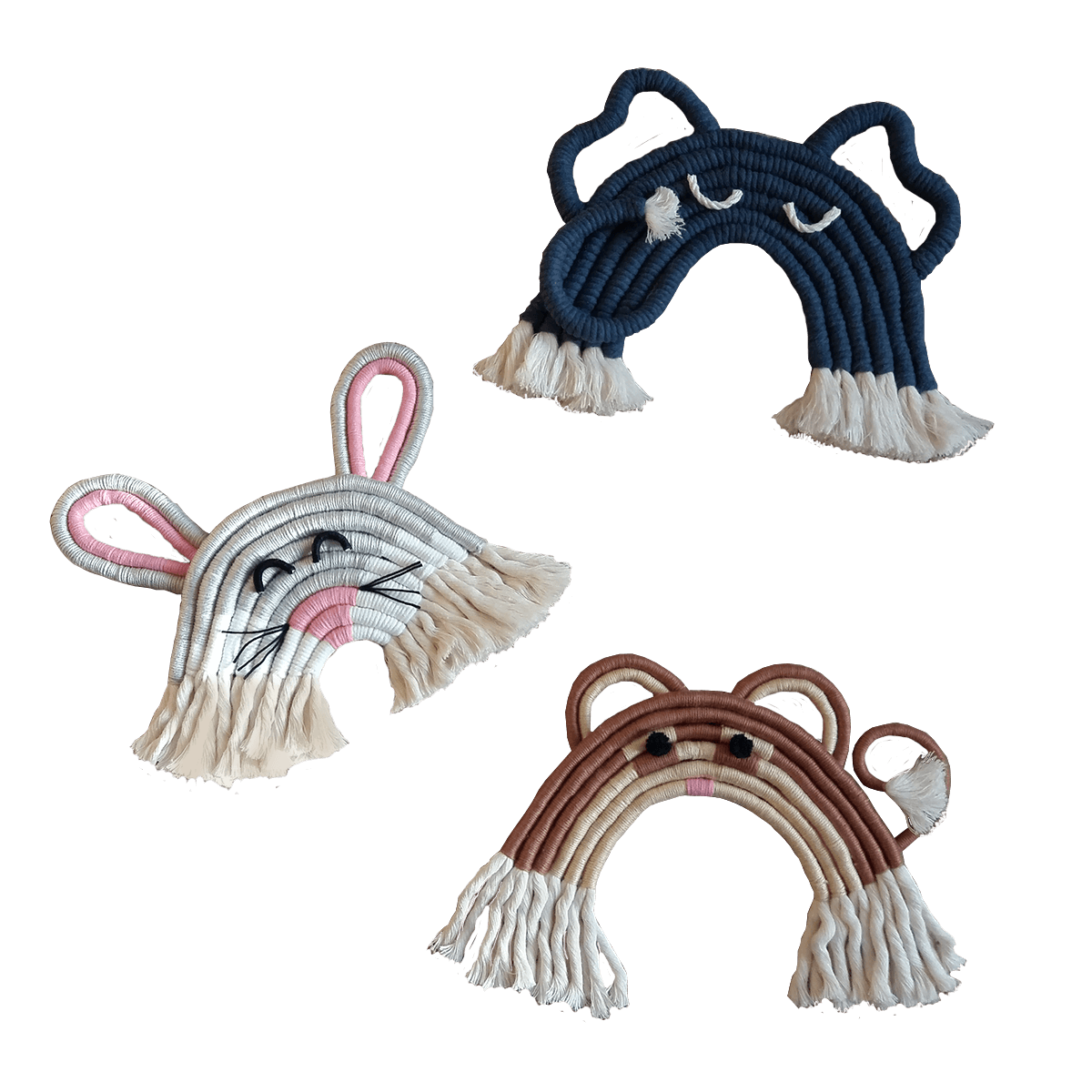 Macramé – zvířátka mix