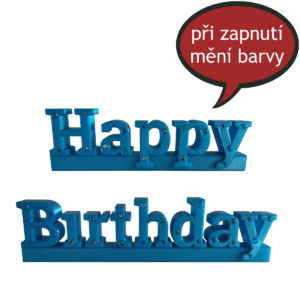 Nápis Happy Birthday